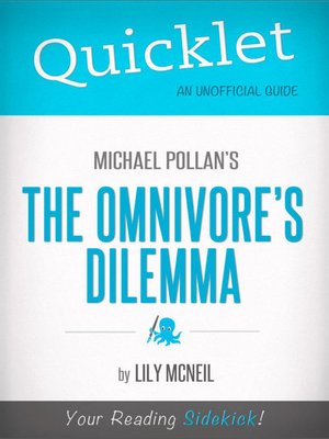 cover image of Quicklet on Michael Pollan's the Omnivore's Dilemma